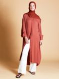 Aab Loose Fit Shirt Dress, Terracotta