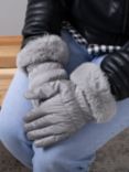 totes  Ladies Water Repellent Padded Gloves, Grey
