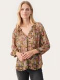 Part Two Erdonae Loose Fit 3/4 Sleeve Blouse, Multi