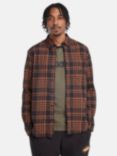 Timberland Long Sleeve Flannel Check Shirt, Blue/Multi