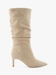 Dune Suede Slouch Point Long Boots