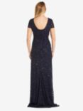 Adrianna Papell Sequin Scoop Back Maxi Dress