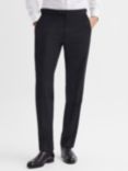 Reiss Hope Modern Fit Wool Blend Travel Suit Trousers, Black