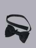 Charles Tyrwhitt Barathea Ready Tied Silk Bow Tie, Black
