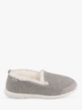 totes Iso-Flex Waffle Full Back Slippers, Grey