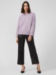 Great Plains Carice Knit Crew Neck Jumper, Lavender Marl, Lavender Marl