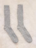 Celtic & Co. Cotton Yarn Twist Sock, Grey