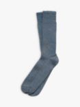Celtic & Co. Wool Yarn Twist Socks, Blue