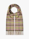 Brora Cashmere Plaid Print Scarf