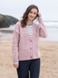 Celtic & Co. Alpaca Tweed Cardigan, Heather