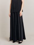 Ghost Adrianna Satin Maxi Skirt