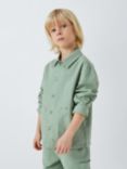 John Lewis ANYDAY Kids' Utility Shirt, Light Green
