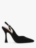 KG Kurt Geiger Aria Suede Court Shoes, Black