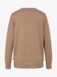 Noa Noa Estelle Cashmere Blend Round Neck Jumper, Brown Melange