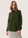 Soaked In Luxury Tuesday Crew Neck Jumper, Kombu Green