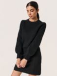 Soaked In Luxury Pipa Cotton Blend Jumper, Black