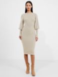 French Connection Babysoft Joss Knit Dress, Classic Cream