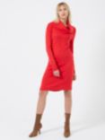 French Connection Babysoft Cowl Neck Jumper Dress, Lollipop Red