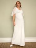 Tiffany Rose Vintage Cape Maternity Wedding Dress, Ivory