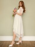 Tiffany Rose Hailey Asymmetric Maternity Dress, Ivory