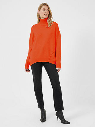 French Connection Babysoft Forward Seam Roll Neck Jumper