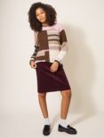 White Stuff Medway Colour Block Jumper, Multi