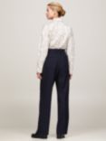 Tommy Hilfiger Relaxed Fit Pleat Detail Trousers, Desert Sky