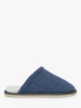 Celtic & Co. Knitted Wool Mules, Indigo