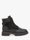 Celtic & Co. Leather And Sheepskin Wool Lace Up Boots
