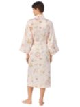 Lauren Ralph Lauren Floral Satin Kimono Robe, Pink/Multi