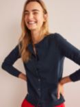 Boden Catriona Cotton Cardigan, Navy