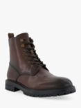 Dune Concepts Leather Lace Up Boots, Brown