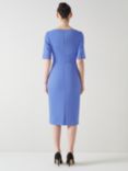 L.K.Bennett Diana Crepe Shift Dress, Wedgewood Blue