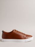 Ted Baker Artem Cupsole Lace Up Trainers, Brown Tan