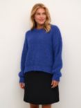 KAFFE Michelle Knitted Jumper, Clematis Blue