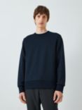 Kin Premium Tech Crew Neck Jumper, Dark Sapphire