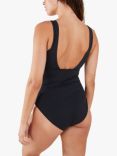 Accessorize Lexi Mesh Shaping Swimsuit, Black