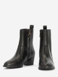 Barbour Elsa Chelsea Leather Boots, Black