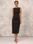 Adrianna Papell Aidan Mattox by Adrianna Papell Stretch Mikado Gown, Black