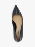 Dune Advanced Stiletto Heel Court Shoes, Black, Black-synthetic