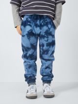 John Lewis Kids' Tie Dye Joggers, Blue