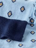 Charles Tyrwhitt Geometric Socks, Sky Blue