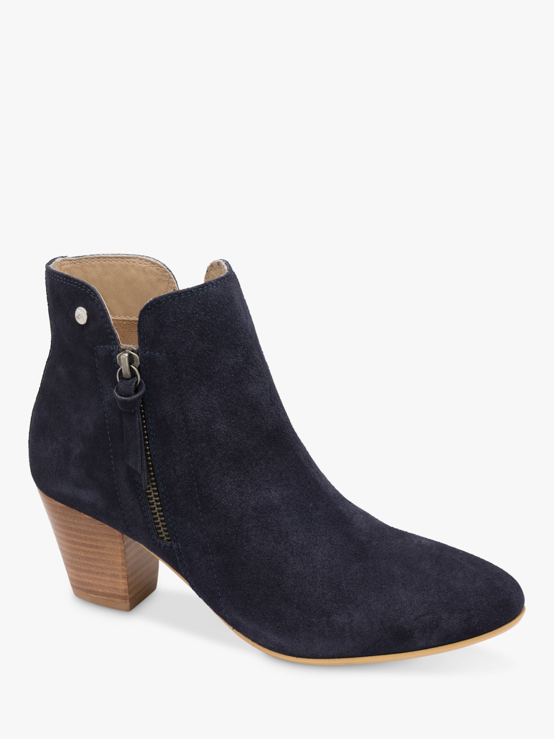 Ravel Suede Ankle Boots, Navy at & Partners