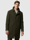 Rodd & Gunn Murchison Tailored Wool Blend Overcoat, Olive