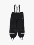 Polarn O. Pyret Kids' Waterproof Trousers, Black