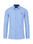 Raging Bull Classic Long Sleeve Stripe Shirt, Blue/White