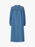 Lollys Laundry Jess Long Sleeve Shirt Dress, Blue