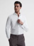 Reiss Premote Long Sleeve Double Cuff Shirt, White