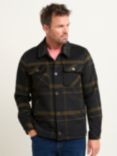 Brakeburn Quilted Woodman Shacket, Navy, Navy