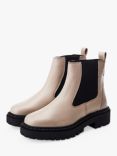 Moda in Pelle Santos Leather Chelsea Boots, Taupe